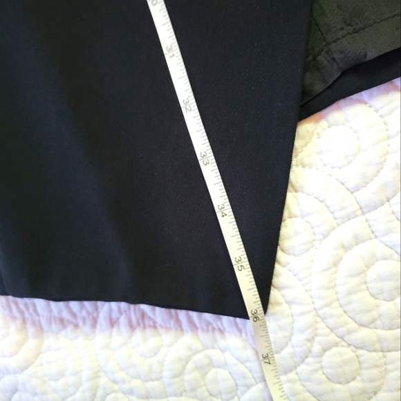 Saks 5th Avenue | Asymmetrical Draped Vest Duster | Black | Size XL - Picture 14 of 15